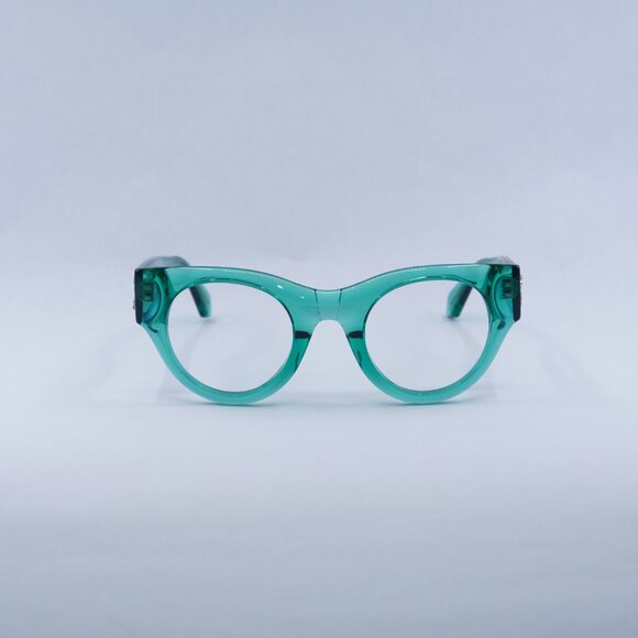 🕶️ New Off-White OERJ013 STYLE 13 5000 Eyeglasses - Transparent Green Frame - Picture 2 of 12